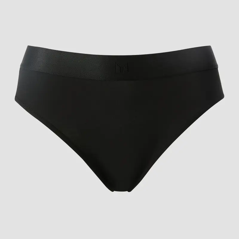Mutandine bikini a vita media MP da donna (confezione da 5) - Bianco / Nero / Grigio mélange miniatura 2