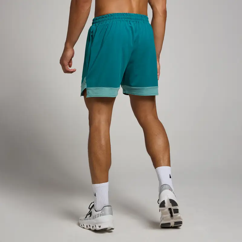 Pantaloncini 13 cm con grafica Pillar MP Tempo da uomo - Verde acqua Blu miniatura 2