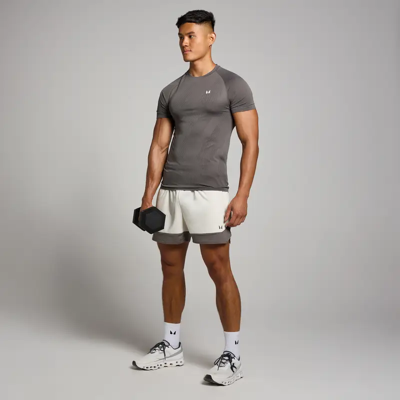 Pantaloncini 13 cm MP Tempo Pillar da uomo - Foschia Bianco miniatura 3