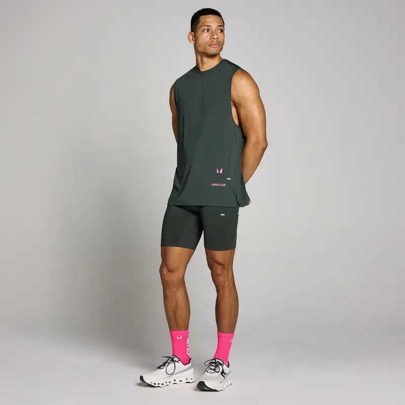 Pantaloncini a compressione MP uomo Hybrid - Nero lavato miniatura 3