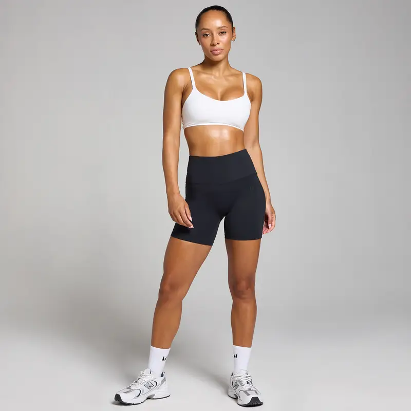 Pantaloncini a vita alta MP Tempo da donna - Nero miniatura 3