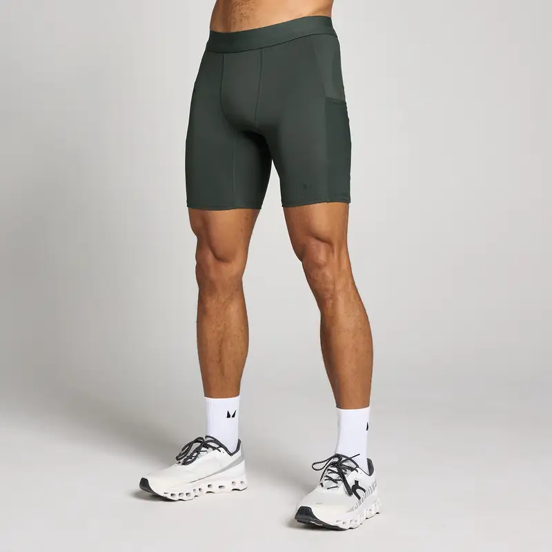 Pantaloncini corti Hybrid con tasche MP uomo - Nero lavato - XXXL