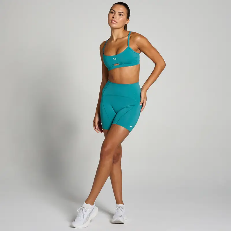 Pantaloncini Curved Seam MP Tempo Ultra da donna - Aqua Teal Blu miniatura 3