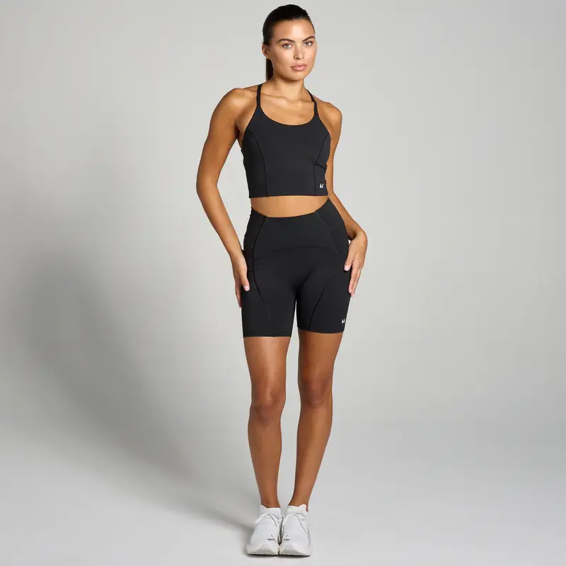 Pantaloncini Curved Seam MP Tempo Ultra da donna - Nero miniatura 3