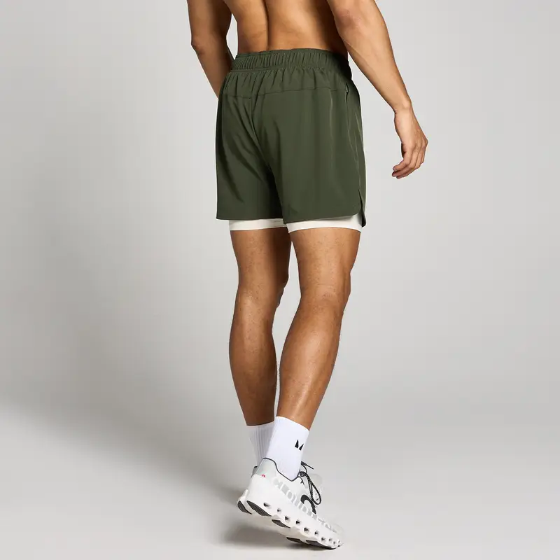 Pantaloncini da allenamento 2 in 1 MP uomo 5 - Verde foresta miniatura 2