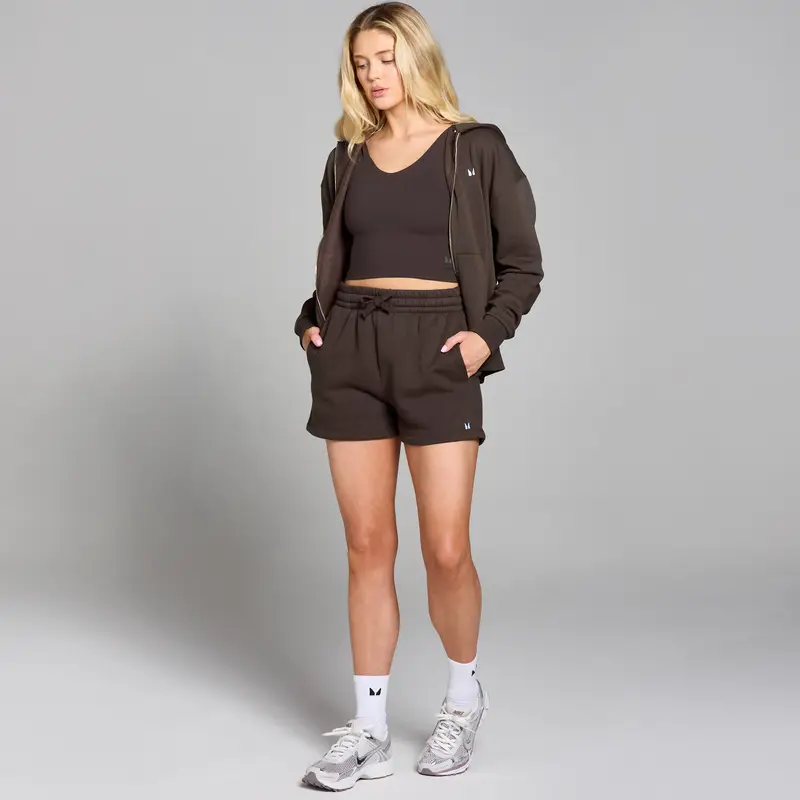 Pantaloncini della tuta MP Basics da donna - Cioccolato Marrone miniatura 3