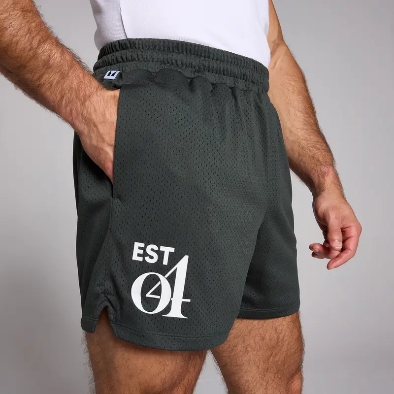 Pantaloncini in mesh MP da uomo - Nero slavato