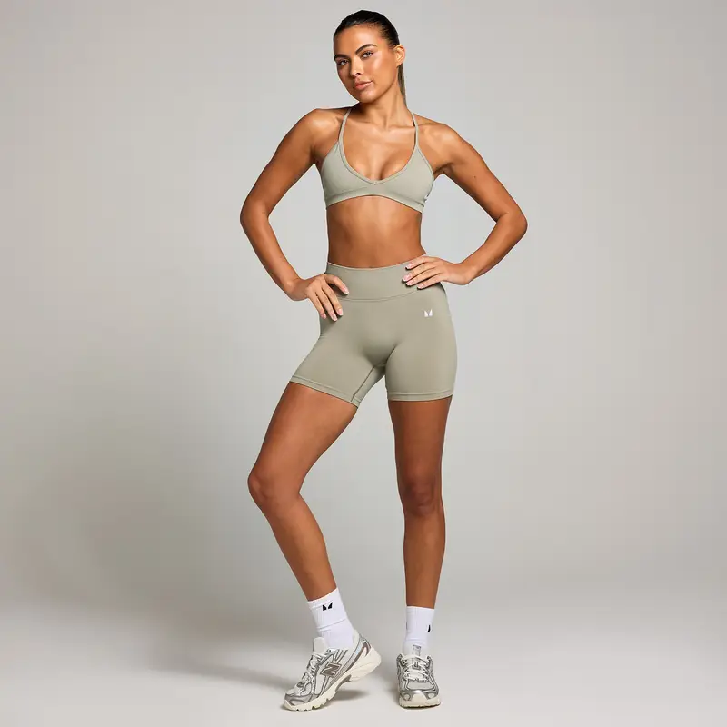 Pantaloncini invisibili senza cuciture con scrunch MP Tempo da donna - Salvia scuro Verde miniatura 3