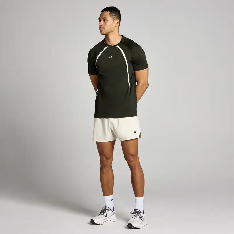 Pantaloncini MP Tempo con inserti 5 uomo - Osso Crema miniatura 3