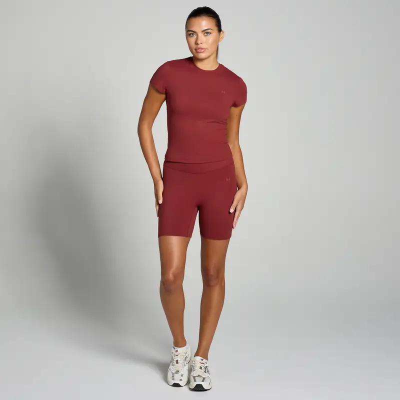 Pantaloncini MP Tempo da donna - Ciliegia Rosso miniatura 3