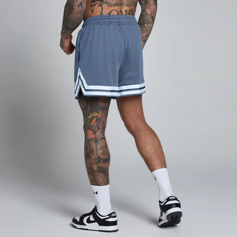 Pantaloncini MP uomo lift 5 in rete con nastro a contrasto - Blu antracite miniatura 2