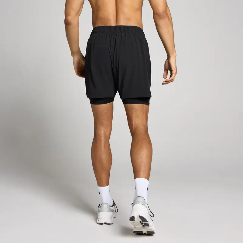 Pantaloncini sportivi 2 in 1 da 13 cm MP da uomo - Nero miniatura 2