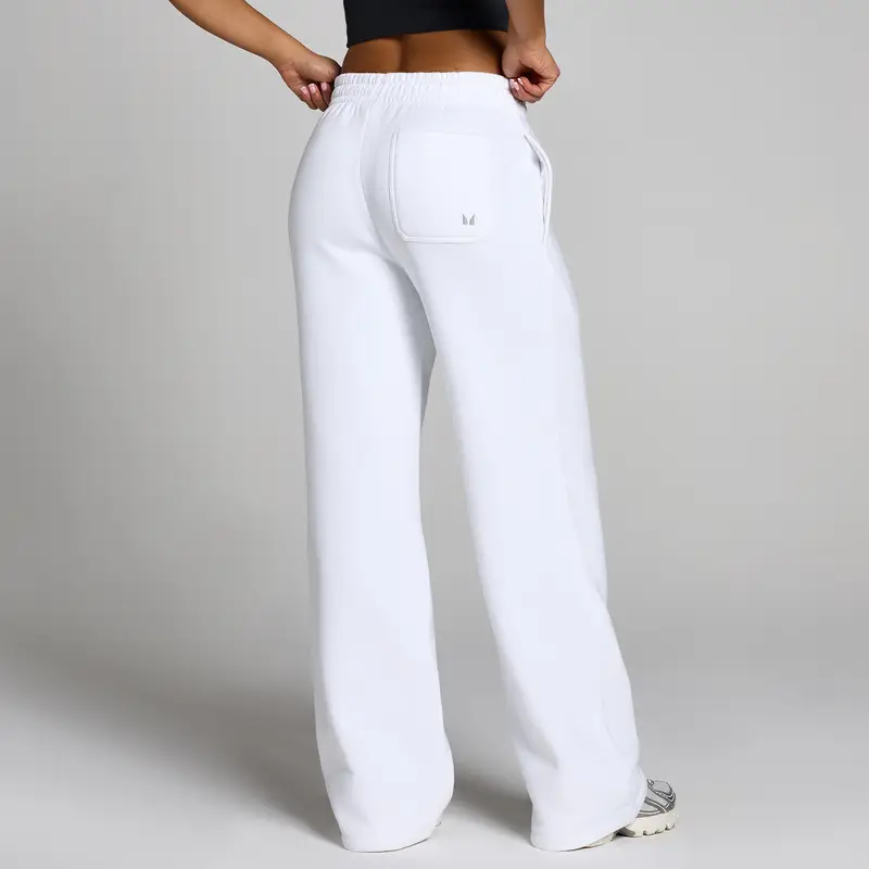 Pantaloni da jogging a taglio dritto MP Basics da donna - Bianco miniatura 2