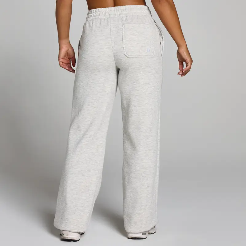 Pantaloni da jogging a taglio dritto Petite MP Basics da donna - Grigio mélange miniatura 2