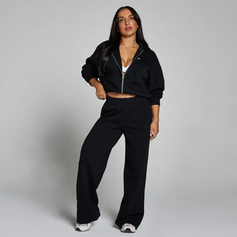 Pantaloni da jogging a taglio dritto Petite MP Basics da donna - Nero miniatura 3