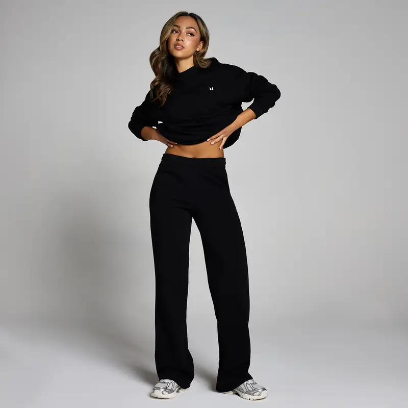 Pantaloni da jogging a taglio dritto Tall MP Basics da donna - Nero miniatura 3