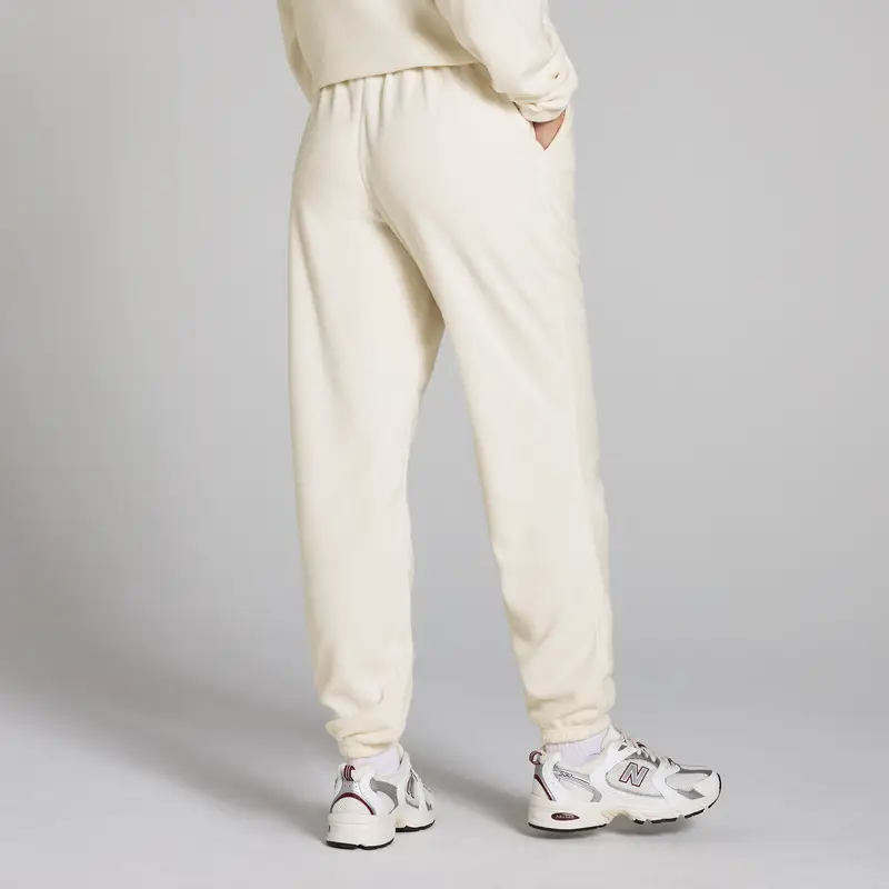 Pantaloni da jogging in pile MP da donna - Crema chiaro Pietra miniatura 2