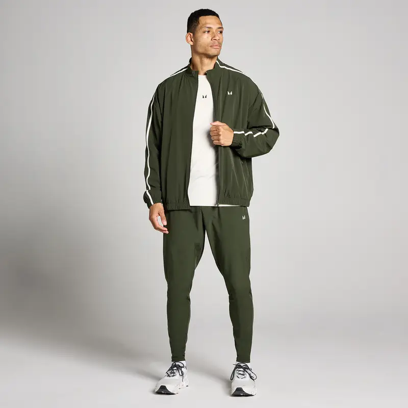 Pantaloni da jogging MP Woven Training uomo - Verde foresta Grigio miniatura 3