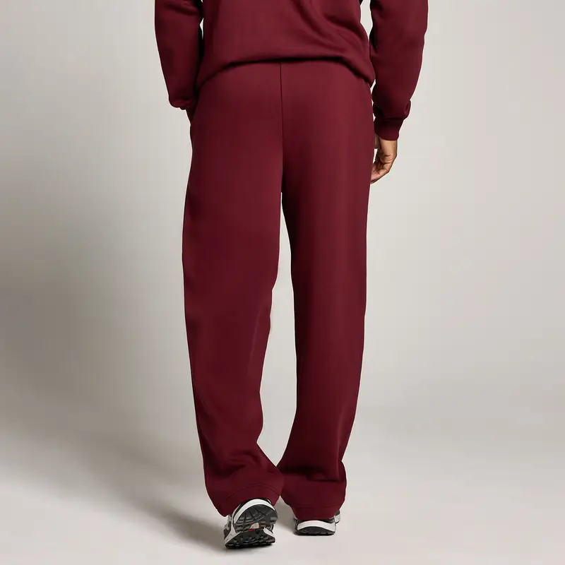 Pantaloni da jogging oversize MP uomo Rest Day - Rosso cremisi scuro Marrone miniatura 2
