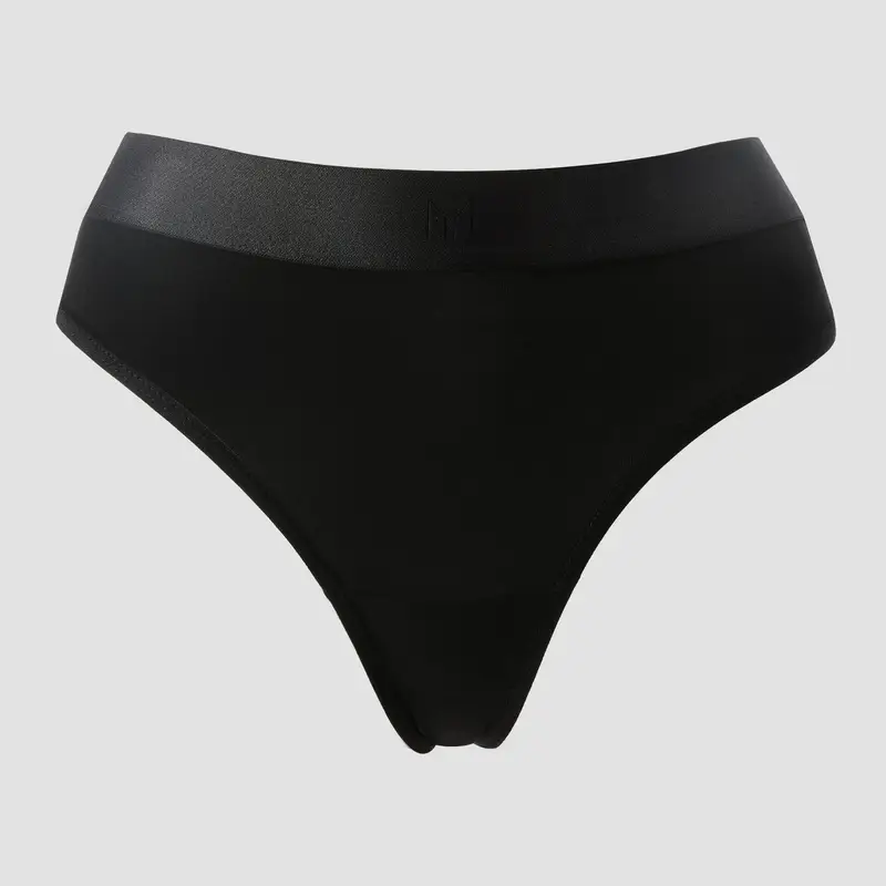 Perizoma a vita media MP da donna (confezione da 5) - Bianco / Nero / Grigio mélange miniatura 2