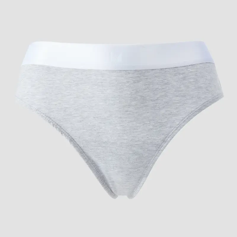 Perizoma a vita media MP da donna (confezione da 5) - Bianco / Nero / Grigio mélange miniatura 3