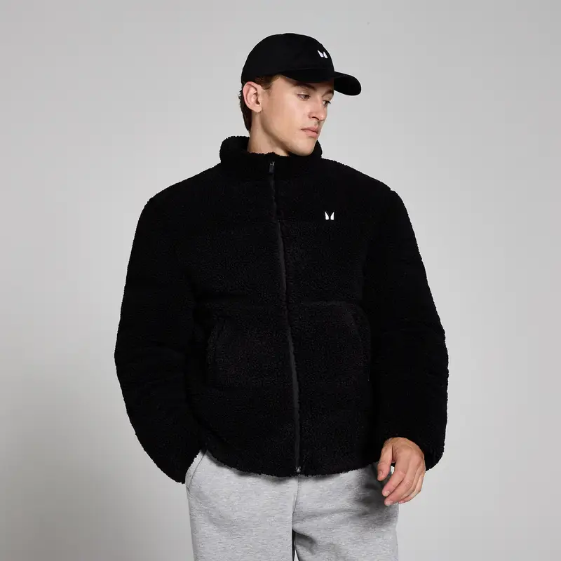 Piumino borg MP da uomo - Nero