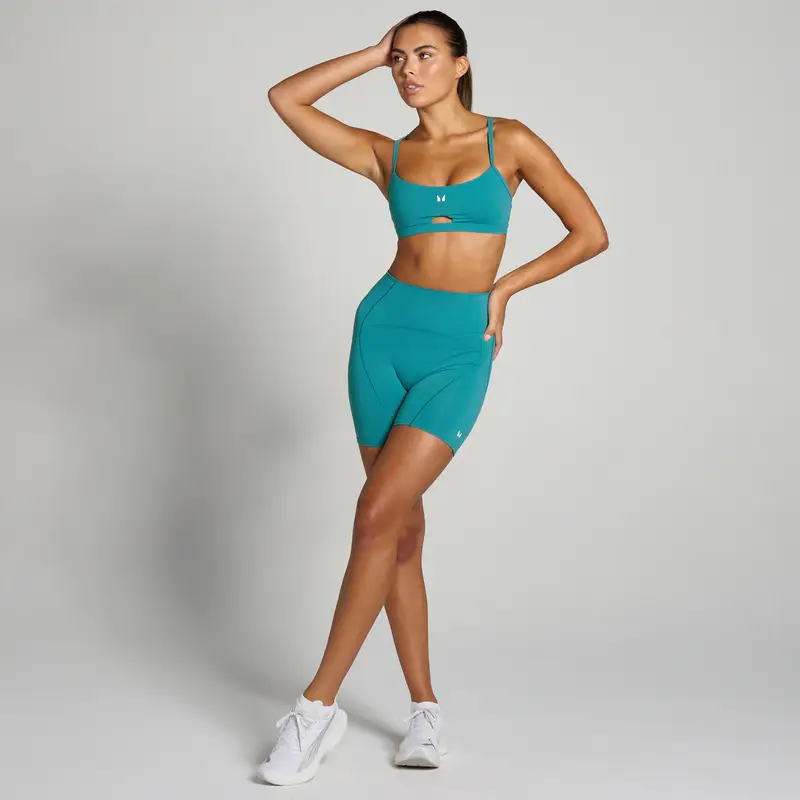 Reggiseno con spalline MP Tempo Ultra - Aqua Teal Blu miniatura 3