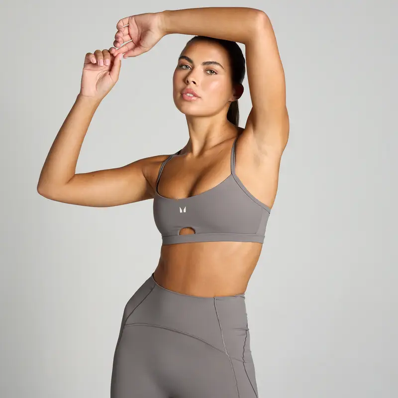 Reggiseno con spalline MP Tempo Ultra - Dark Truffle Marrone miniatura 2