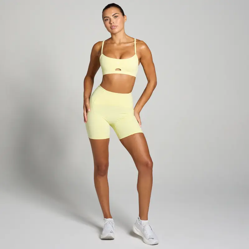 Reggiseno con spalline MP Tempo Ultra - Giallo limone miniatura 3