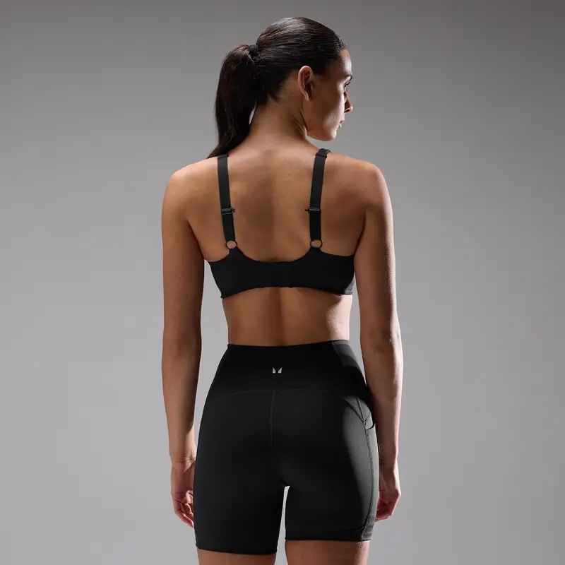 Reggiseno sportivo ad alto supporto donna MP Velocity Ultra - Nero miniatura 2
