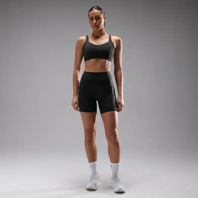 Reggiseno sportivo ad alto supporto donna MP Velocity Ultra - Nero miniatura 3