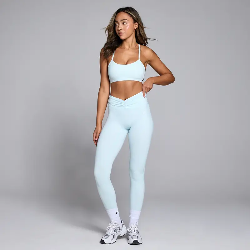 Reggiseno sportivo con spalline incrociate MP Tempo da donna - Azzurro Blu miniatura 3