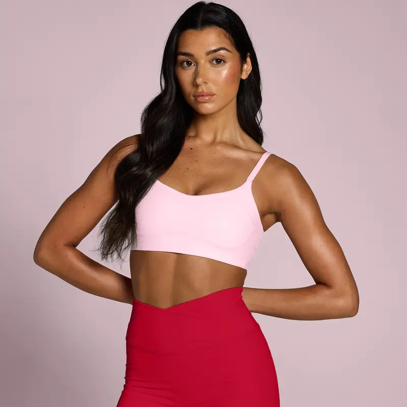 Reggiseno sportivo donna MP Tempo - Rosa miniatura 2