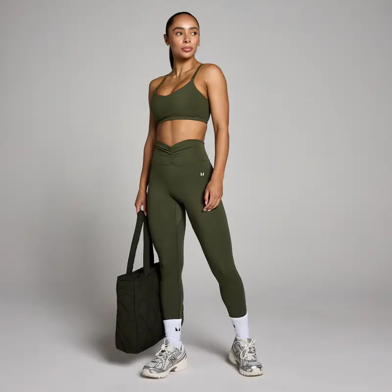 Reggiseno sportivo donna MP Tempo - Verde foresta miniatura 3