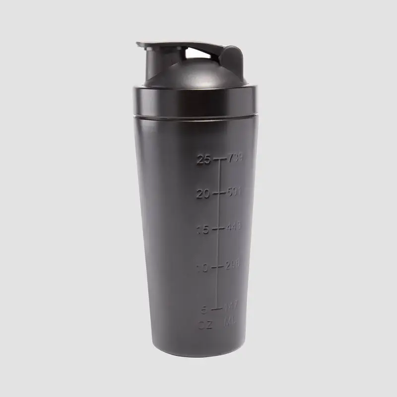 Shaker in metallo riciclato MyProtein - Nero miniatura 2