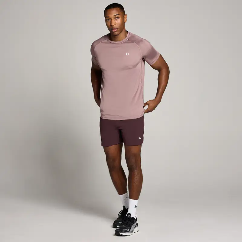 Short da allenamento tessuti da 5 MP uomo - Caramello - XXXL Marrone miniatura 3