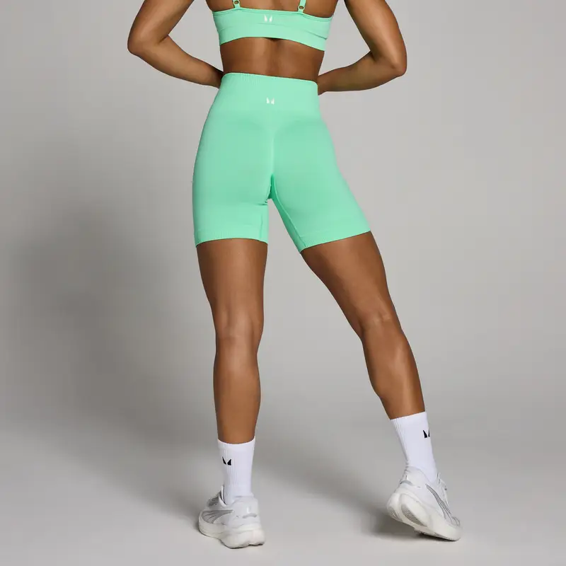 Short senza cuciture Tempo scrunch MP donna - Verde menta miniatura 2