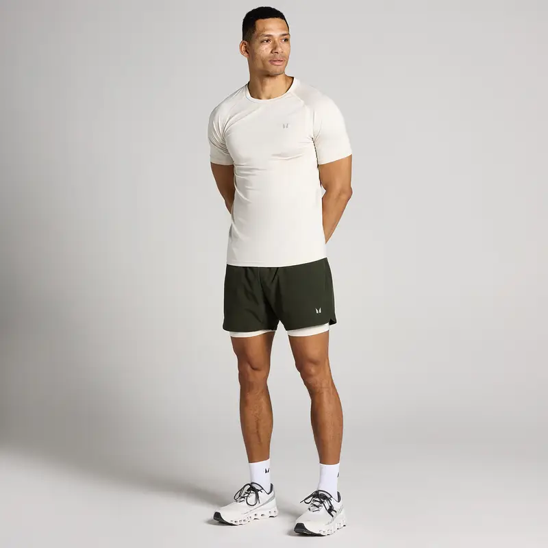 MyProtein T-shirt Uomo Crema 4152480 miniatura 3