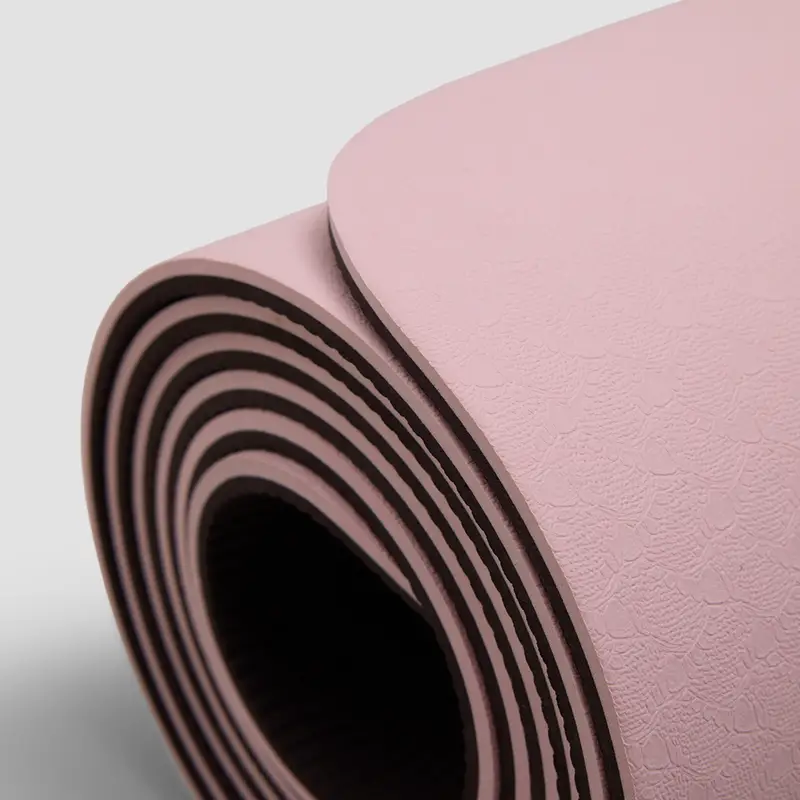 Tappetino yoga Myprotein - Rosa tenue/nocciola Multicolore miniatura 3