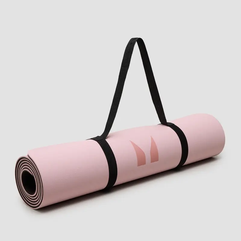 Tappetino yoga Myprotein - Rosa tenue/nocciola Multicolore