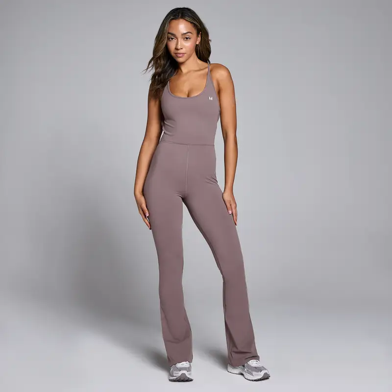 Tuta MP Tempo Flared All In One da donna - Caffè Marrone