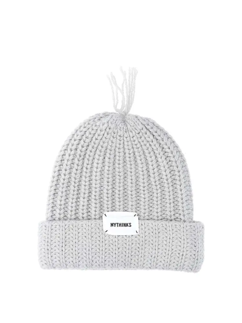 Berretto In Misto Lana Grigio