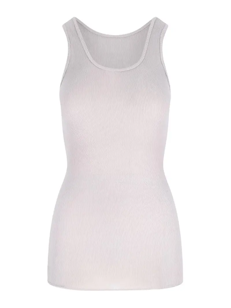 Canotta In Cotone Grigio