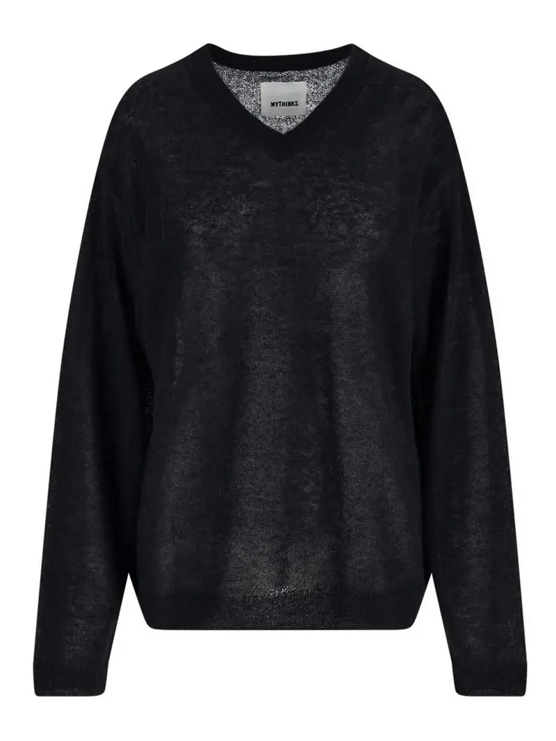 Maglione In Misto Alpaca Nero