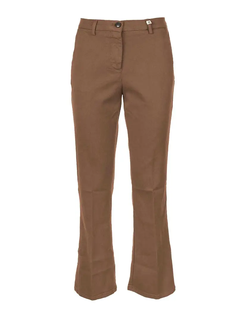 Myth Pantalone Donna Marrone A Zampa