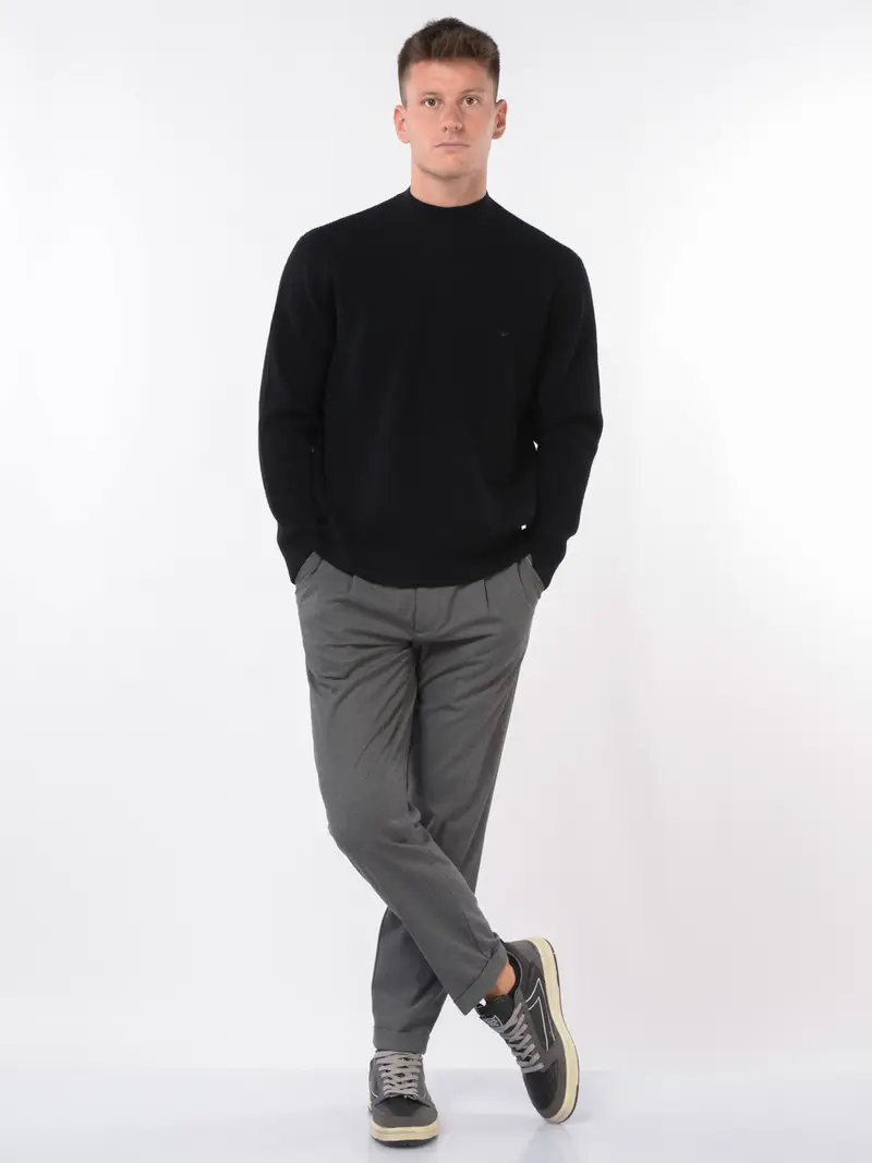 pantalone da uomo Myths chino con balza Grigio miniatura 2