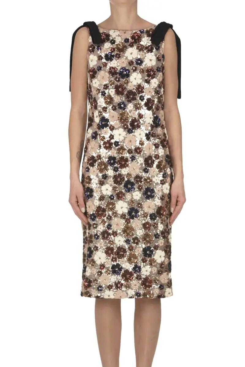 Abito a tubino con paillettes