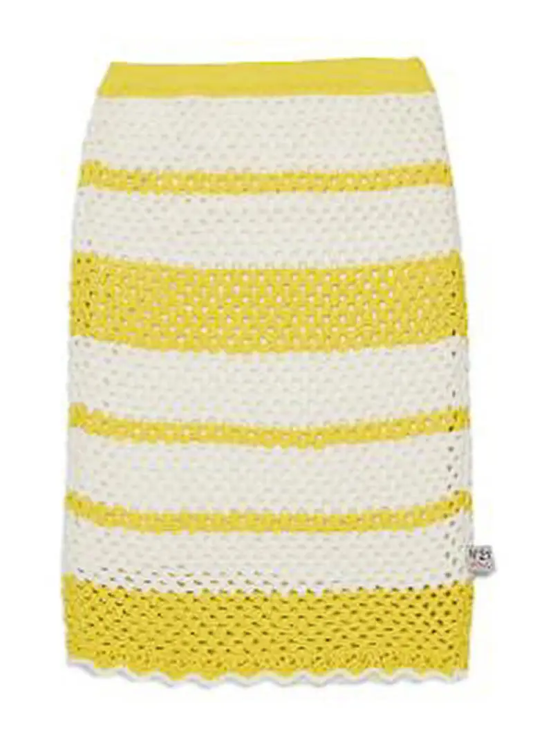 Gonna In Maglia Giallo