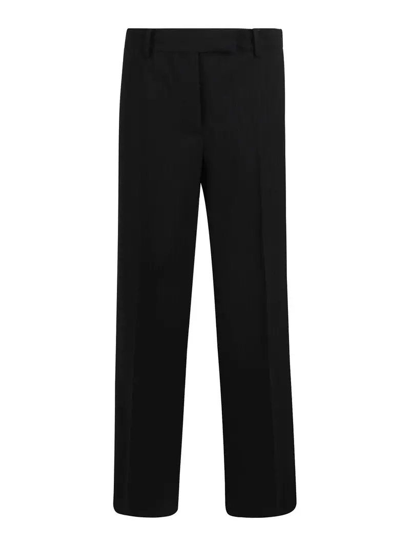 Pantalone Gessato Nero