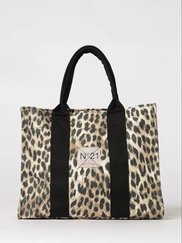borsa animalier bambina logo sul davanti
